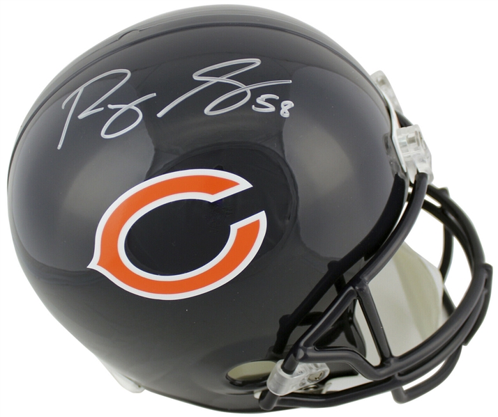 Roquan Smith Signed Chicago Bears Full-Sized Helmet (Beckett/BAS)