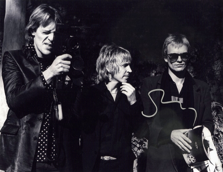 The Police: Sting Signed 11" x 14" Photograph (Beckett/BAS Guaranteed)