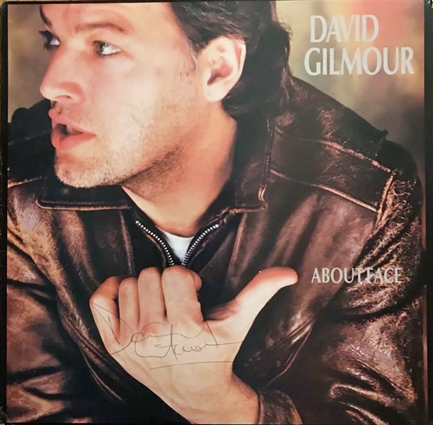 Pink Floyd: David Gilmour Signed "About Face" Solo Album (Epperson/REAL LOA)