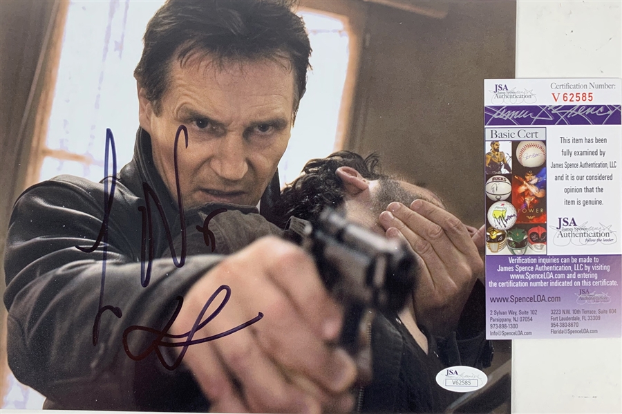 Liam Neeson Signed 8" x 10" Color Photo from "Taken 2" (JSA)