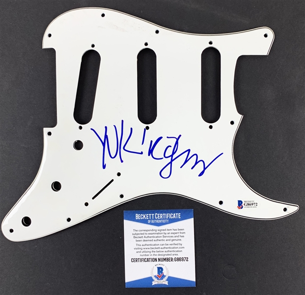 The Cure: Robert Smith Signed Stratocaster Style Pickguard (Beckett/BAS COA)
