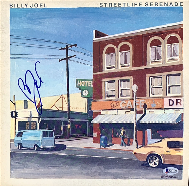Billy Joel Signed "Streetlife Serenade" Album Cover (Beckett/BAS)