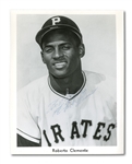 Roberto Clemente Near-Mint Signed 8" x 10" Promotional Photo (PSA/DNA)