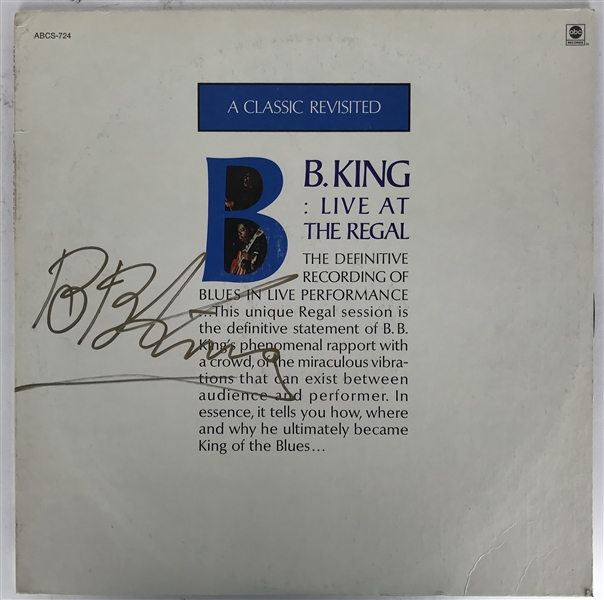 B.B King Signed "Live at the Regal" Album (Beckett/BAS Guaranteed)