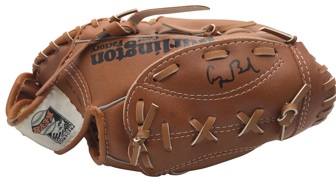 George H.W. Bush Rare Signed Baseball Glove (JSA)