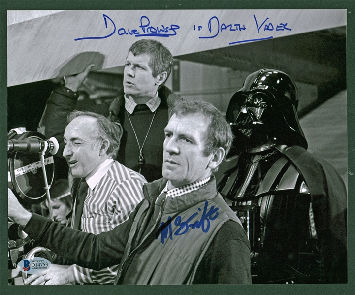 Star Wars: David Prowse & Mike Frift Dual Signed 8" x 10" Photograph (Beckett/BAS)