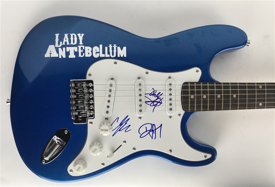Lady Antebellum Group Signed Stratocaster Guitar w/ 3 Signatures (Beckett/BAS)