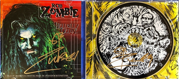 Rob Zombie Dual Signed "Hellbilly Deluxe" CD Booklet & Disc (Beckett/BAS Guaranteed)