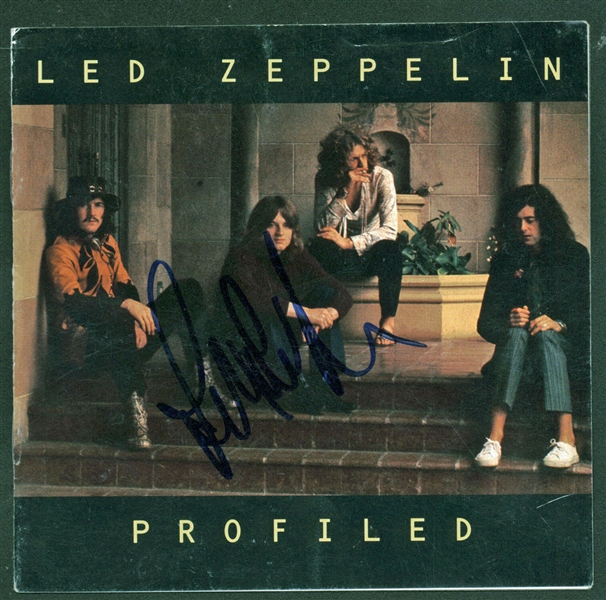 Led Zeppelin: John Paul Jones Signed "Profiled" CD Booklet (Beckett/BAS)