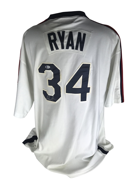 Nolan Ryan Signed Houston Astros Jersey (Beckett/BAS)