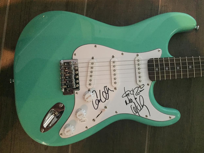Heart Group Signed Stratocaster Style Guitar w/ Ann & Nancy Wilson! (JSA)