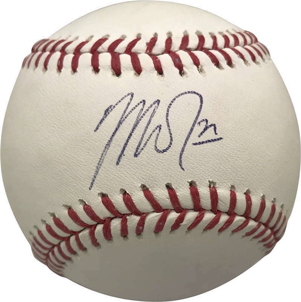Mike Trout Signed Rookie Era OML (Selig) Baseball (PSA/DNA)