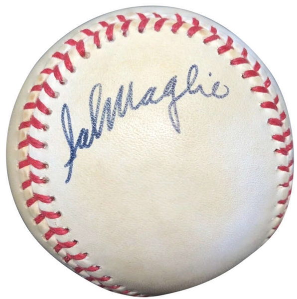 Sal Maglie Rare Single Signed ONL Baseball (PSA/DNA)