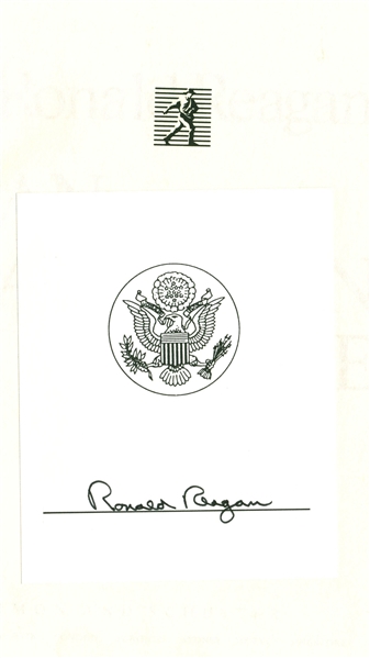 Ronald Reagan Signed "An American Life" Hardcover Book (Beckett/BAS)