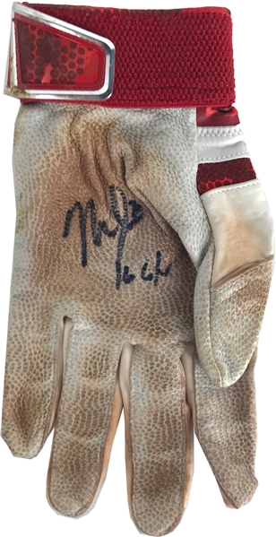 Mike Trout Signed & Game Used 2016 MVP Batting Glove (Anderson Authentics)