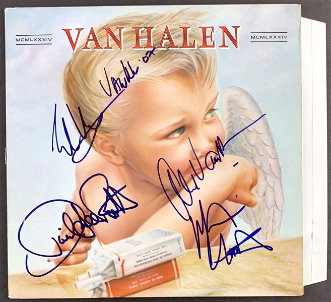 Van Halen Group Signed "1984" Record Album with Impeccable Autographs (Beckett/BAS)