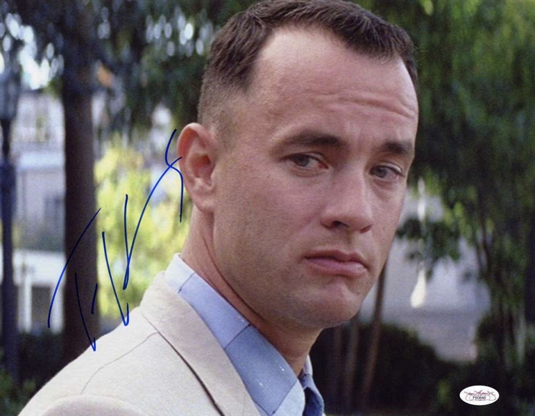 Tom Hanks Signed 11" x 14" Color "Forrest Gump" Photograph (JSA)