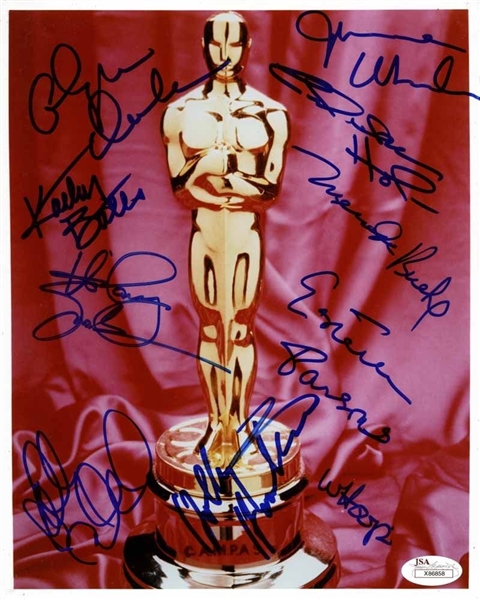 Multi-Signed 8" x 10" Color Photo by Ten (10) Former Academy Award Winners! (JSA)