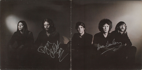 The Eagles: Don Henley & Don Felder Dual Signed "The Long Run" Album (Beckett)