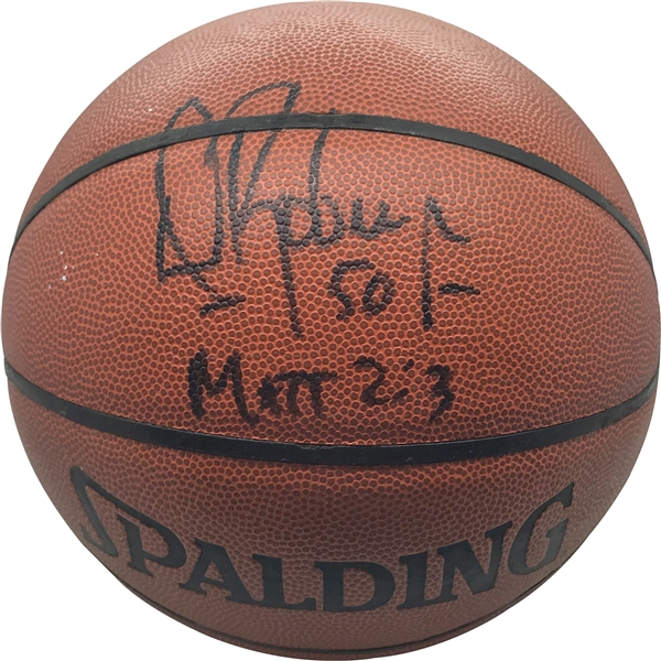 NBA Big Men: Bill Walton & David Robinson Lot of Two (2) Single Signed Basketballs (JSA)