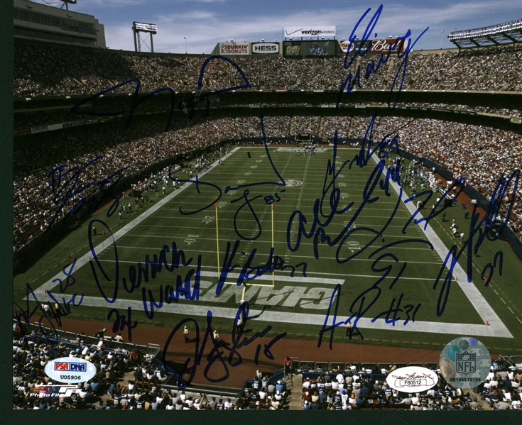 Super Bowl XLI Champion NY Giants Signed 8" x 10" Photograph w/ Manning, Tyree & Others! (PSA/DNA)