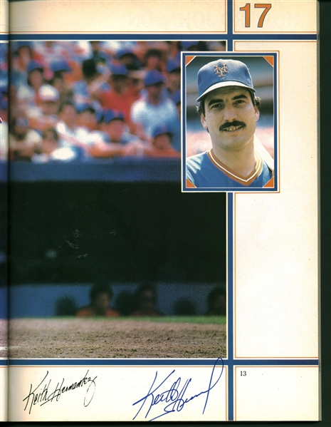 1988 Mets Team Signed Yearbook w/ 28 Signatures! (JSA)