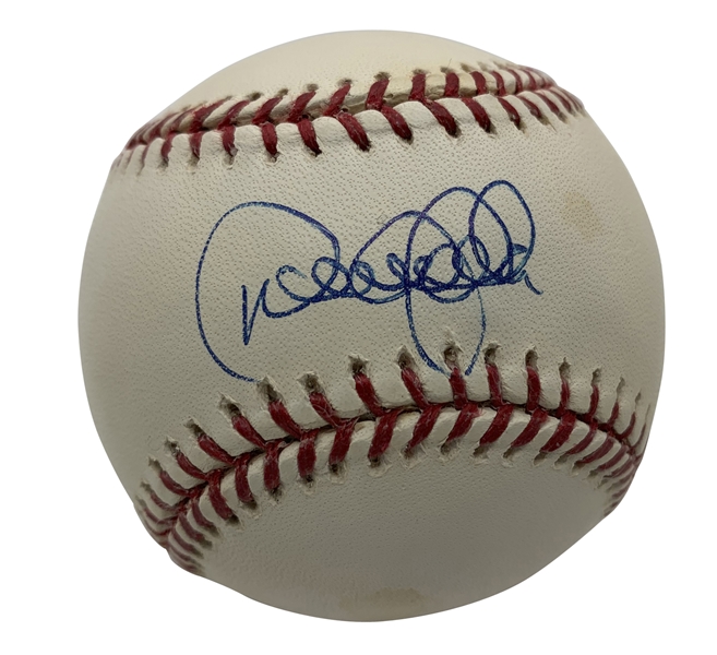 Derek Jeter Signed OML Baseball (Beckett/BAS Guaranteed)