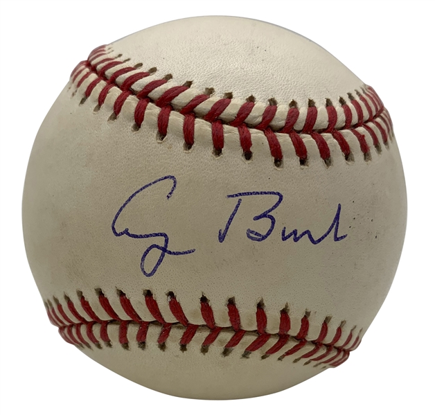 President George H.W. Bush Signed OML Baseball (JSA)