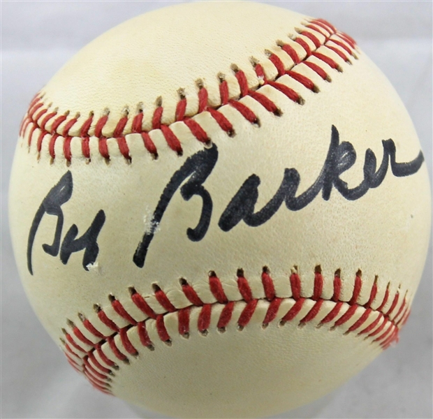The Price Is Right: Bob Barker Vintage Signed ONL Baseball (JSA)