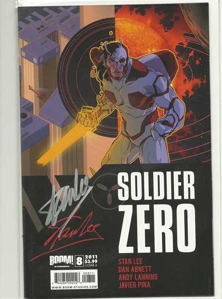 Stan Lee: Lot of Four (4) Signed "Soldier Zero" Comic Books (Beckett/BAS)