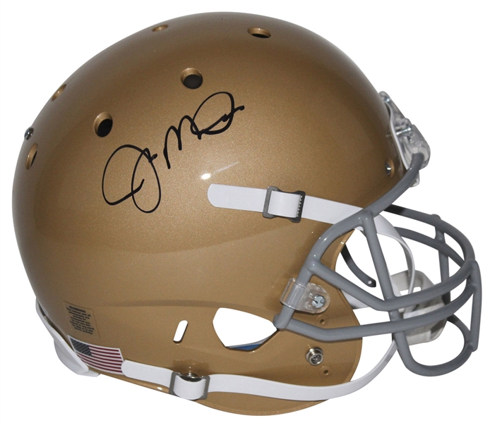 Joe Montana Signed Full-Sized Notre Dame Helmet (Beckett/BAS)