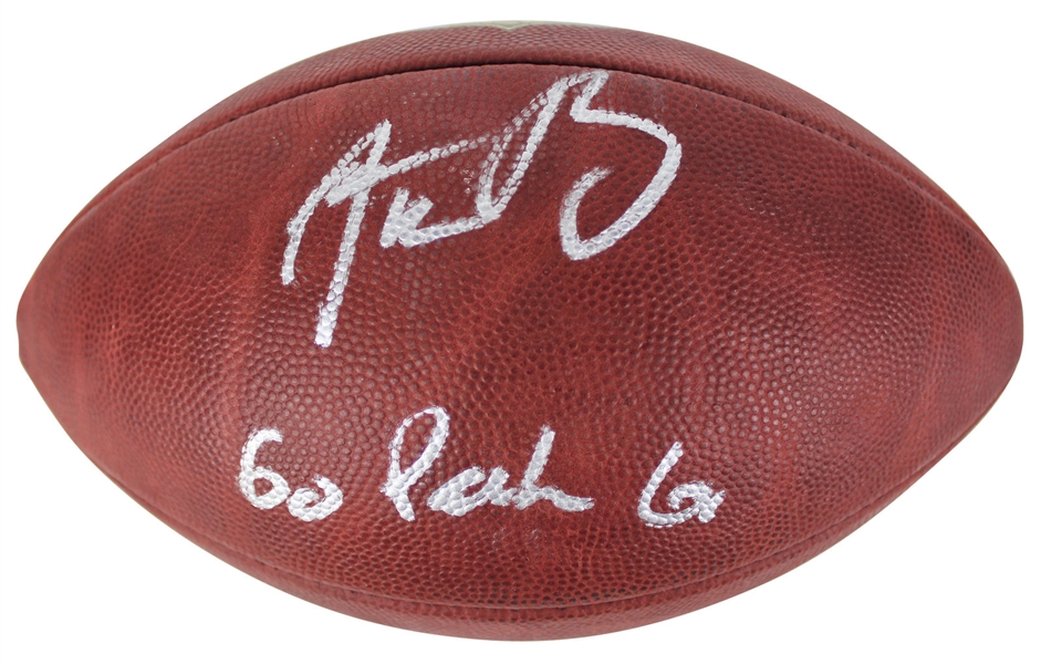 Aaron Rodgers Signed & Inscribed Official NFL Leather Game Model Football (Fanatics)