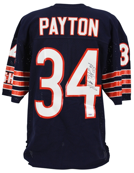 Walter Payton Signed MacGregor Sand-Knit Game Model Chicago Bears Jersey (PSA/DNA)