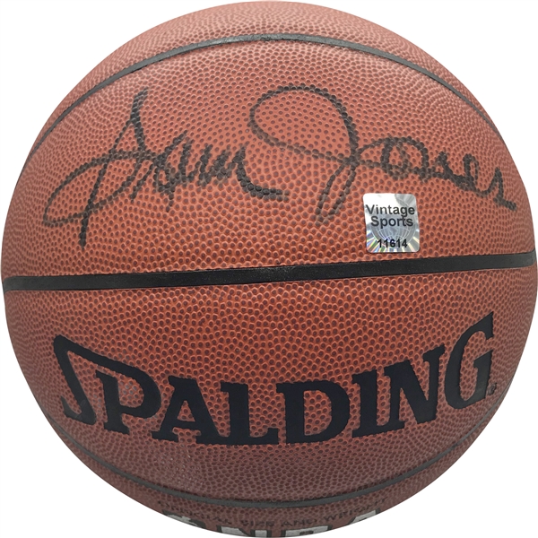 NBA Stars Lot of Three (3) Single Signed Basketballs w/ Paul Westphal, Sam Jones & Dennis Rodman! (JSA) 