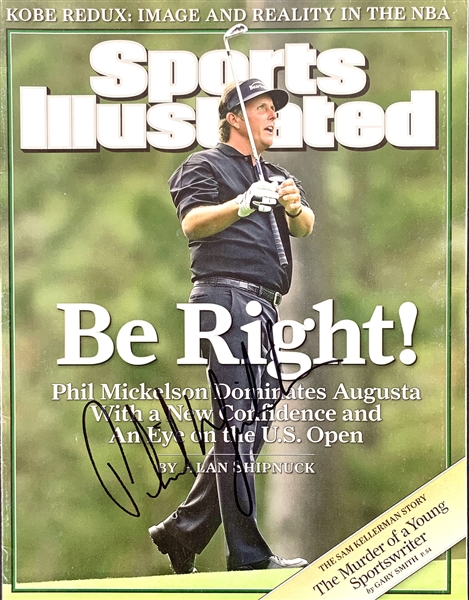 Phil Mickelson Signed April 17, 2006 Sports Illustrated Magazine (Beckett/BAS Guaranteed)