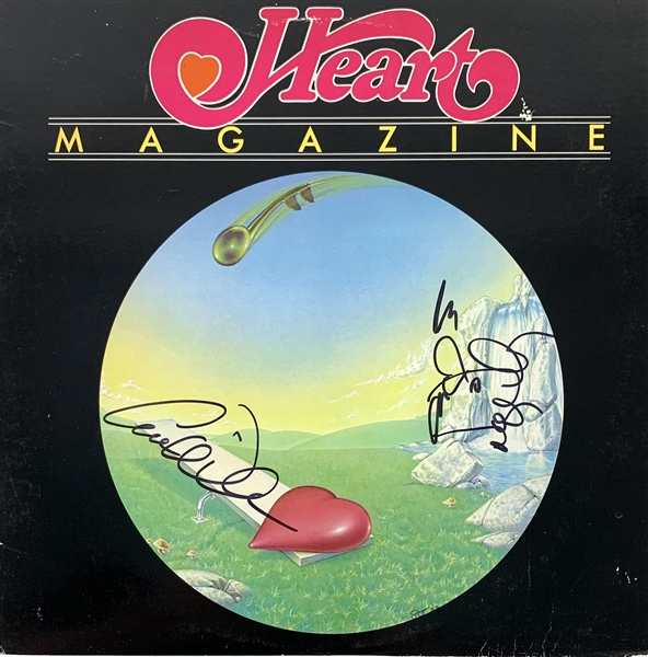 Heart: Ann Wilson & Nancy Wilson Signed "Magazine" Record Album Cover (PSA/DNA)