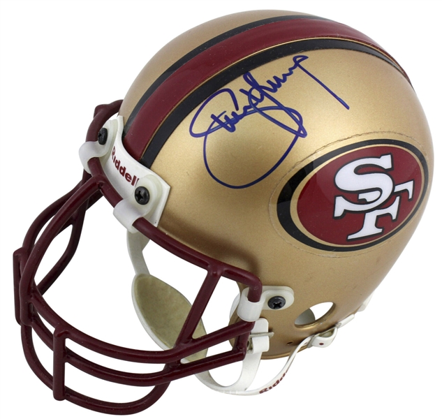 Steve Young Signed San Francisco 49ers Mini Helmet (Beckett/BAS)