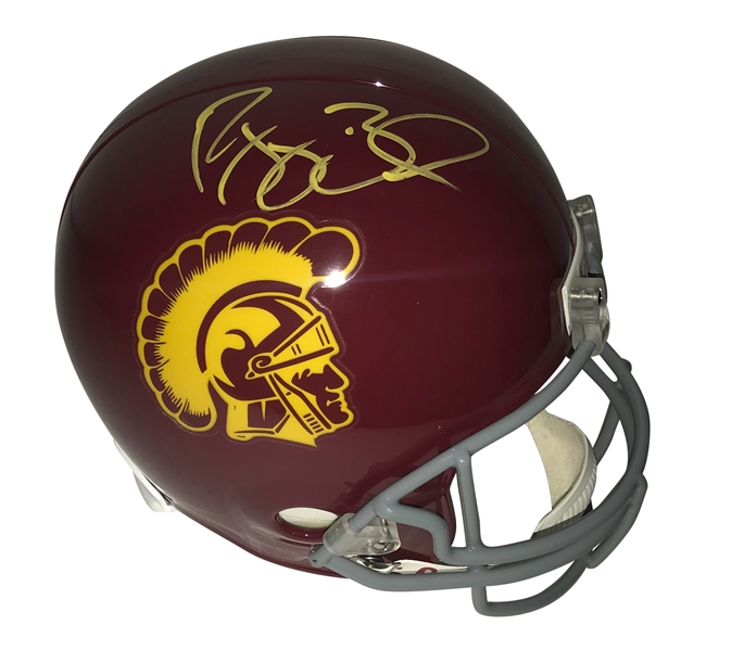 Reggie Bush Signed USC Trojans Full Size Replica Helmet (JSA)