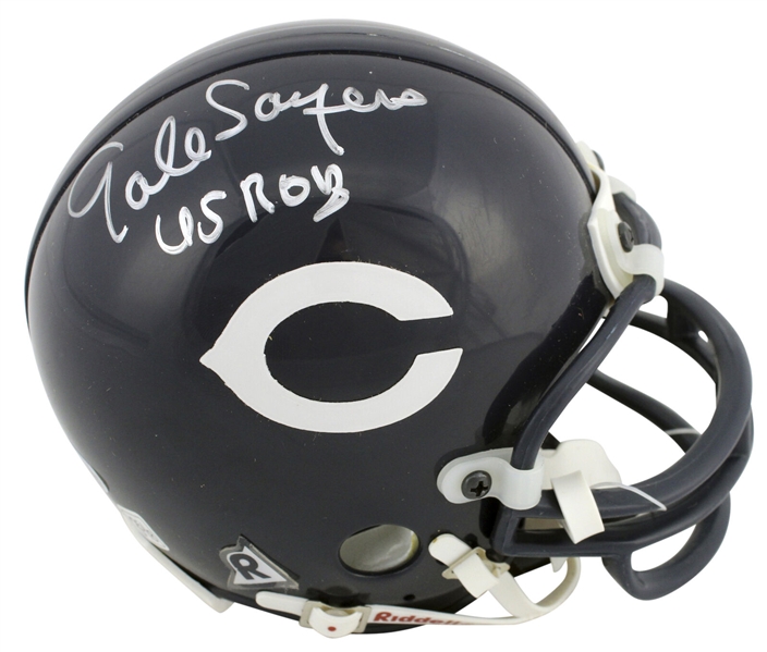 Gale Sayers Vintage Signed & Inscribed Mini Helmet (Beckett/BAS)