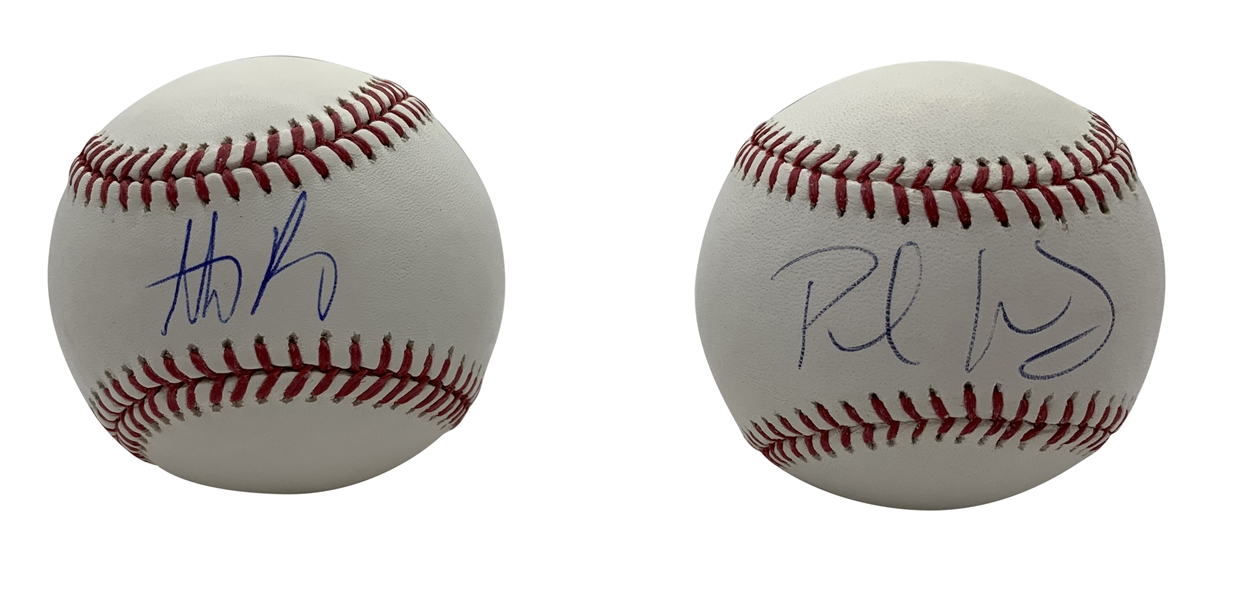 1st Baseman Stars: Anthony Rizzo & Paul Goldschmidt Lot of Two (2) Single Signed OML Baseballs (MLB)