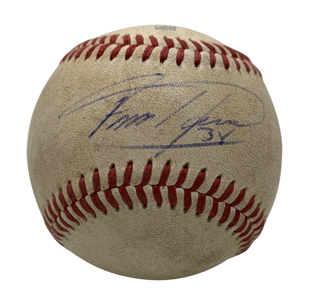 Félix Hernández Signed & Game Used Official Minor League Baseball (PSA/DNA)