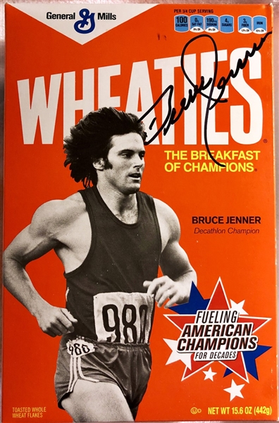 Bruce Jenner Signed Original Wheaties Box (Beckett/BAS)