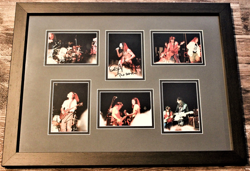 Pearl Jam Band Signed & Framed Photograph Display (REAL/Epperson)