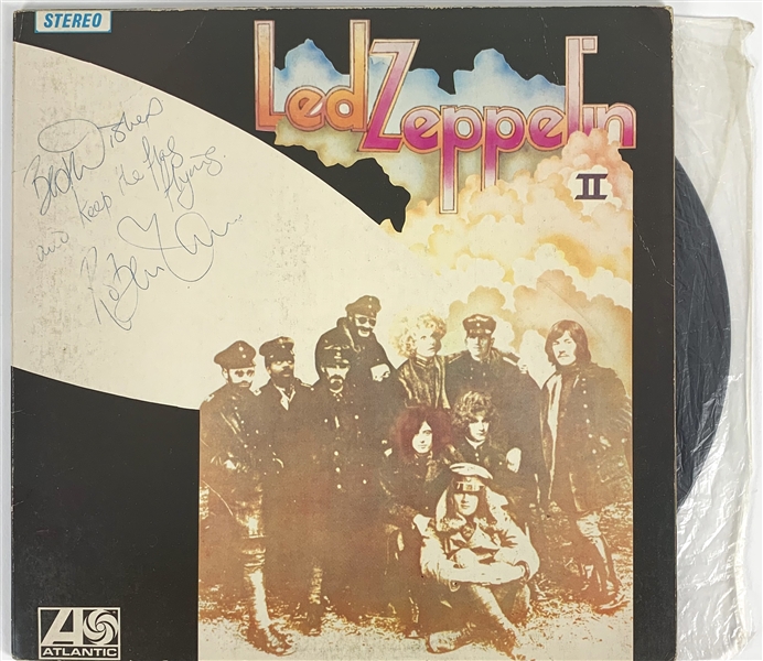Led Zeppelin: Robert Plant Signed "Led Zeppelin II" Album with Desirable Inscription! (Beckett/BAS LOA)