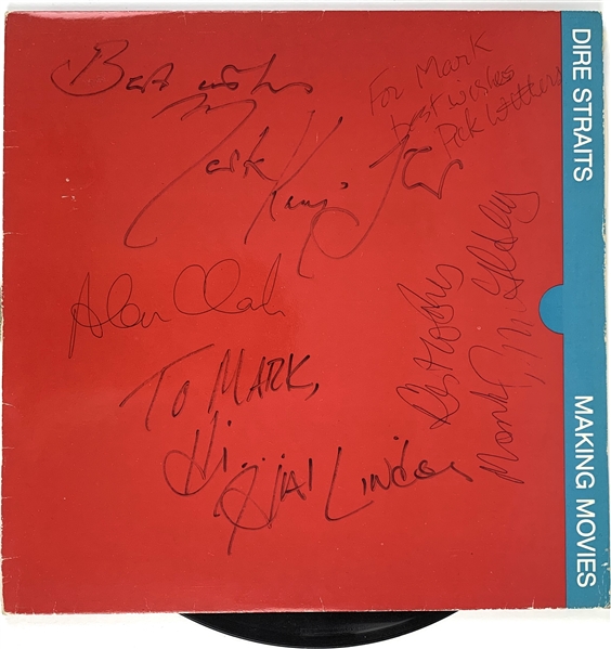 Dire Straits Signed "Making Movies" Record Album with Desirable Early Autographs (Epperson/REAL Authentication)