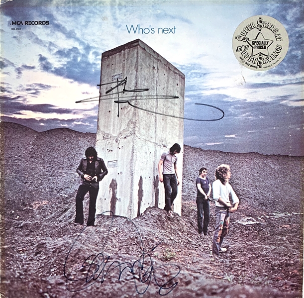 The Who: Pete Townshend & Roger Daltrey Signed "Whos Next" Record Album (Beckett/BAS)