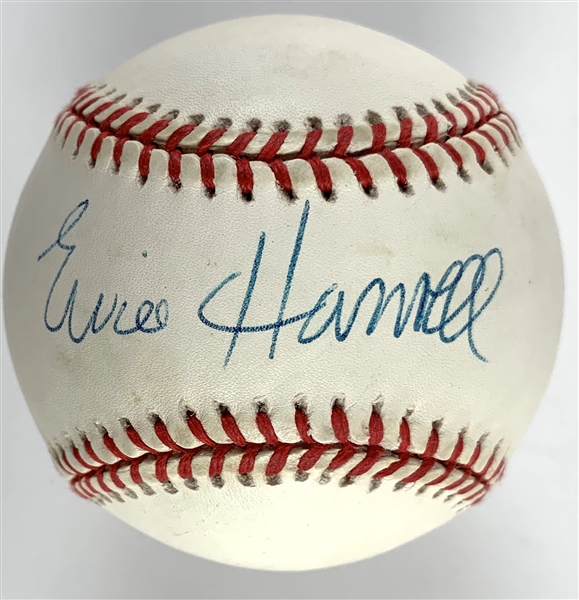 Ernie Harwell Single Signed OAL Baseball with "HOF 81" Inscription (JSA)