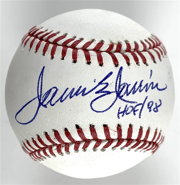 Jaime Jarrin Single Signed OML Baseball with "HOF/98" Inscription (PSA/DNA)
