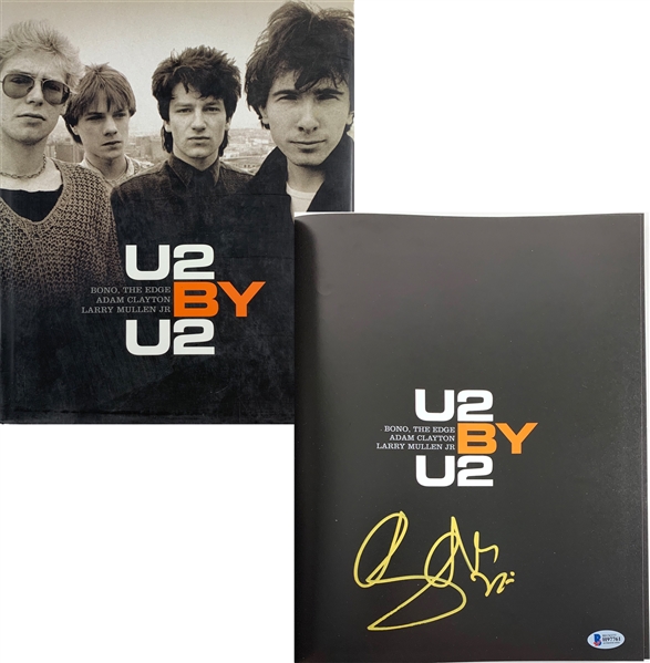 U2: Bono Signed "U2 on U2" Hardcover Book (Beckett/BAS)
