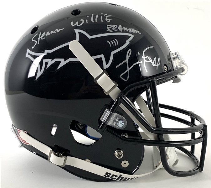 Jaime Foxx Signed Miami Sharks Full Size Helmet from "Any Given Sunday" (JSA)